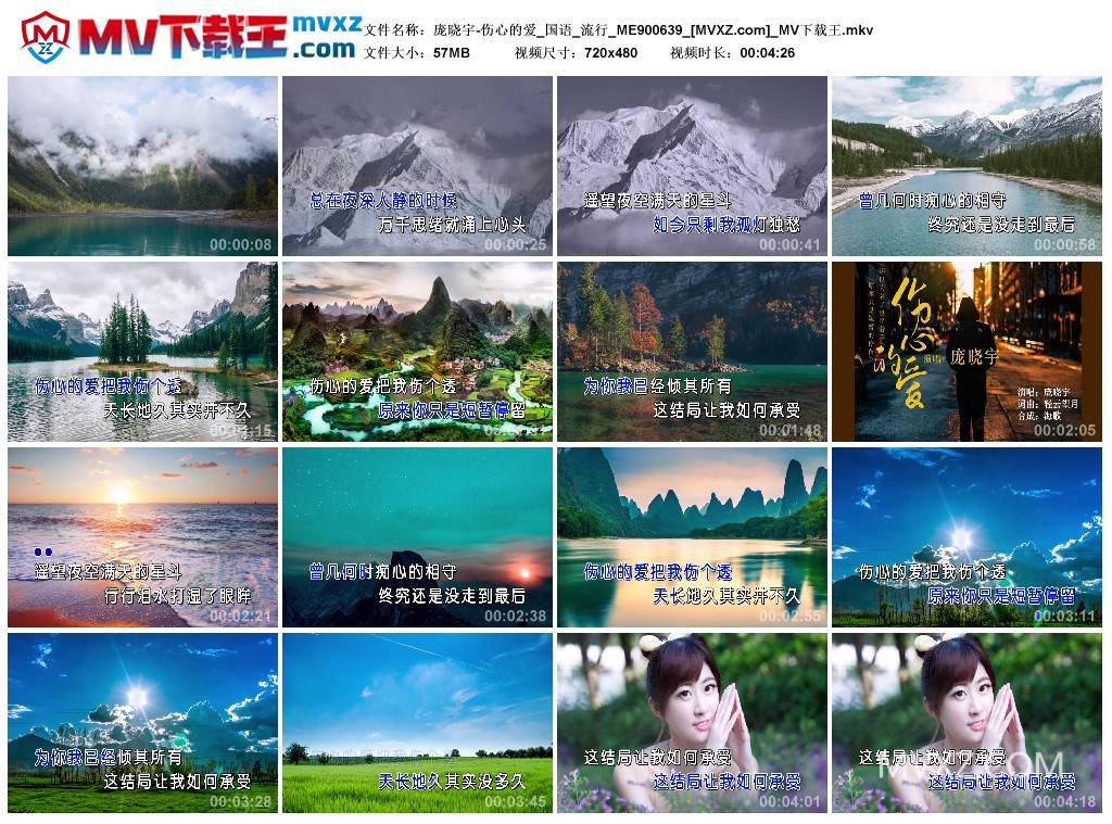 庞晓宇-伤心的爱_国语_流行_ME900639